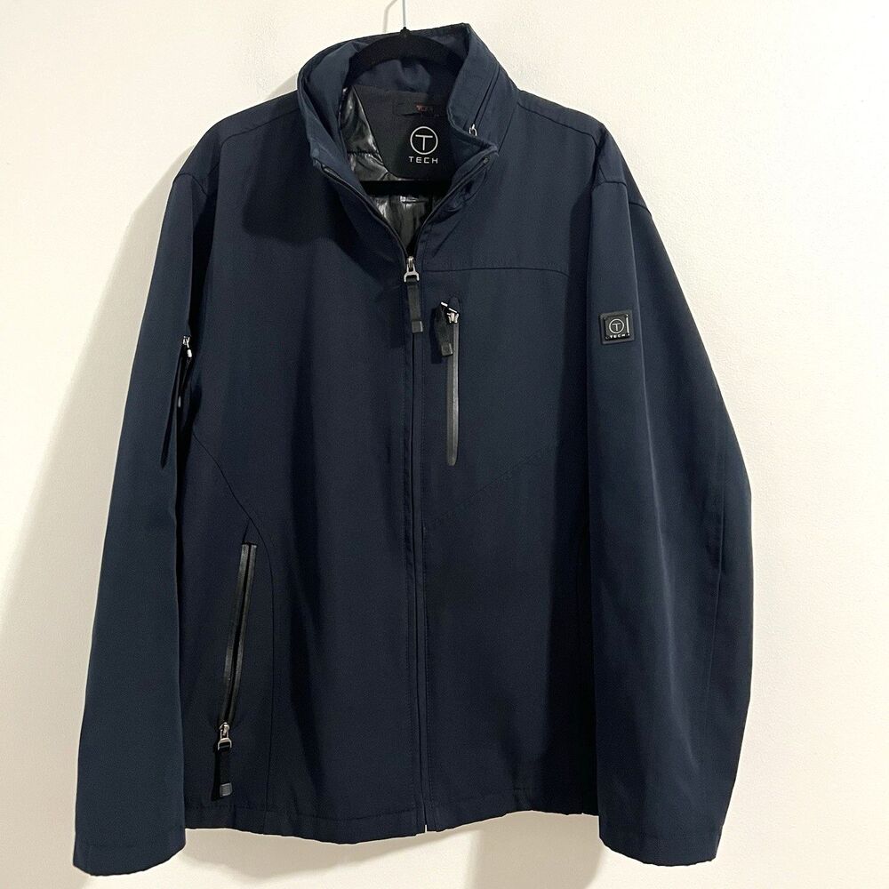 TUMI T Tech Softshell Jacket XL Tactical Full Zip Lightweight Travel Outdoor